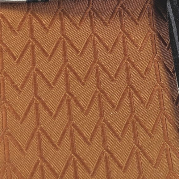 MICHAEL Michael Kors Men's Striped Silk Necktie in Silver & Blue - Picture 6 of 7